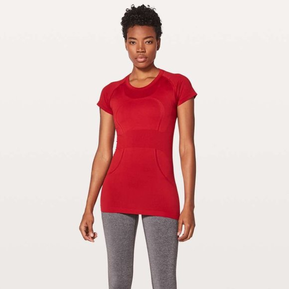 lululemon athletica Tops - Lululemon Swiftly Tech Short Sleeve Athletic Athleisure Crew Shirt 2/4 (2018)